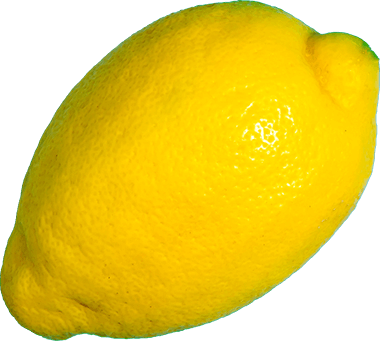 A bouncy yellow Lemon, symbol for the Small Things that power the world