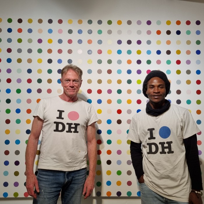 DH Ausstellung &bull; Hirogwan Ngila & Pete Kilkenny &bull; MoMA Lemon Artists, pondering the possibilities of an Exhibition with DH, "The Physical Impossibility of an Exhibition with DH in the Mind of PK"